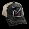 Divided We Fall - Tattered Grey w/Tan Mesh Trucker Hat