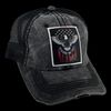 Divided We Fall - Tattered Grey w/Black Mesh Trucker Hat