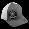 Skull and Motor - Grey w/White Mesh Curved Bill Hat