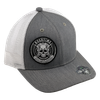 Skull and Motor - Grey w/White Mesh Curved Bill Hat