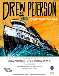 Drew Peterson at Healthy Rhythm Art Gallery