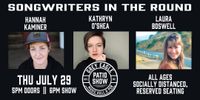 Grey Eagle on the Patio: Songwriters in the Round (Laura Boswell, Kathryn O'Shea, and Hannah Kaminer)
