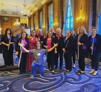 National Flute Association Convention, Chicago 2022 (w/ Composer Kelly Via)
