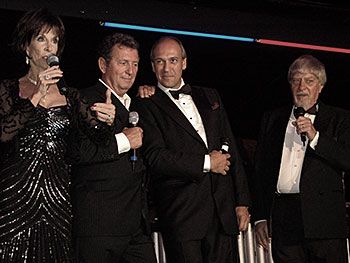 On stage with Deana Martin, Bob Anderson & Pete Barbutti
