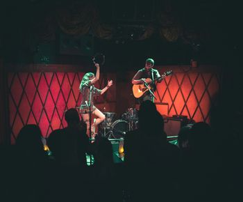 Live performance at Rockwood Music Hall, NYC
