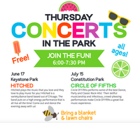 River Forest Park District- Concert in the Park- Cancelled and Rescheduled