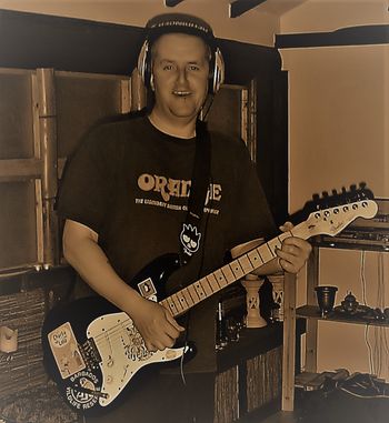 Paul & a Fender Strat...
