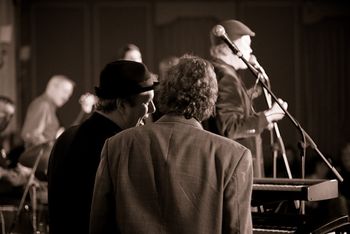 David with Bruce Bears and Darrell Nulisch (Photo by Michael Spencer)
