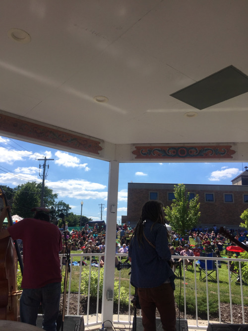 7/3/16 Stoughton, WI Catfish River Music Festival. It felt...