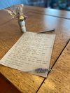 Handwritten Lyrics by Austin & Collin