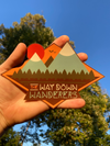 Large Mountain Sticker W/ Free Shipping 