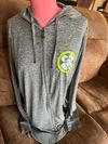 Light Grey "E" Logo Hoodie 