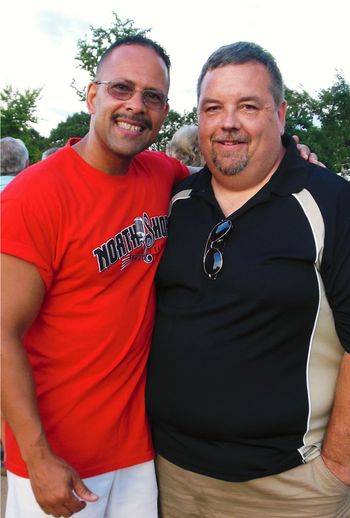 Jim and friend Jimmy Martin from "North Shore Acappella"
