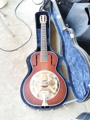 2011 National ResoPhonic El Trovador Wood Body Single Cone Baritone with Hot Plate