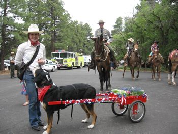 Getting parade started!
