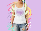 SUMMER SALE ON NOW-GOING FAST!!! - Ladies White Tank
