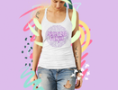 SUMMER BLOWOUT!!! - Ladies White Tank