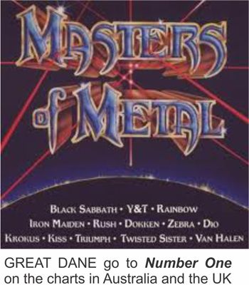 No 1 in the UK & Australia with Great Dane
