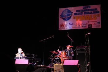 Don & Rob at the Memphis International Blues Challenge. They placed 2nd against other artists from around the world

