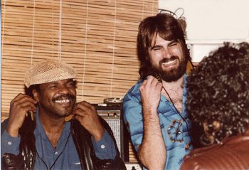 Billy Preston & Bruce in the Studio
