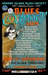 Hornby Island Blues Society presents Blues Odyssey 2019