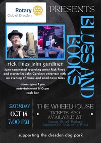Blues and Books with Rick Fines and John Gardiner