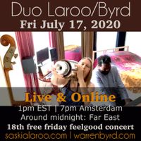 Duo Laroo/Byrd Free Friday Feelgood Live and Streamed Concert