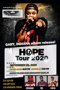 HOPE TOUR 2020 / CONVERSATIONS ALBUM RELEASE CONCERT - AGES 19 & UP