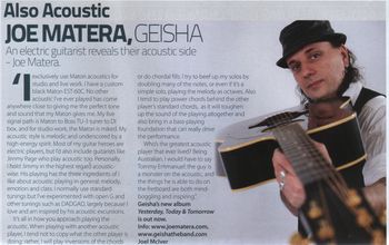 Acoustic magazine, Oct. 2010 (UK)
