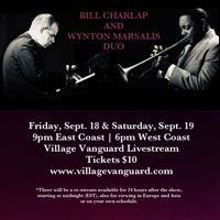 Bill Charlap and Wynton Marsalis Duo Livestream