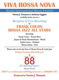 Warren Byrd @ Frank Colon Bossa jazz All Stars