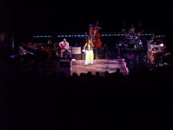 Rhonda Richmond with Cassandra wilson's band in NYC at BAM
