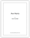 Ave Maria by Scot Crandal (Low Voice)