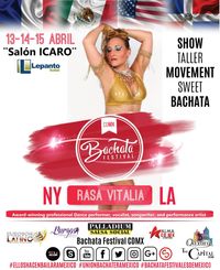 Mexico City: Rasa Vitalia Taller 1-2pm @ Bachata Festival CDMX