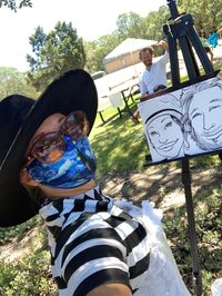  San Jose, CA: Rasa Vitalia draws Caricatures at Private Event