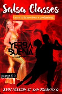 San Francisco, CA: Rasa Vitalia's Free Sexy Salsa Class @ Yerba Buena Lounge
