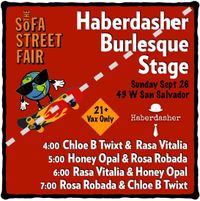 San Jose, CA: Rasa Vitalia @ SoFA Street Fair FALL '21