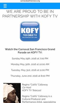 Rasa Vitalia, SF Pride & SFCarnaval on KOFY TV!