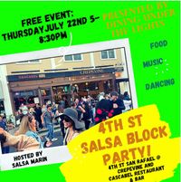 San Rafael, CA: Rasa Vitalia teaches Salsa @ SR Market