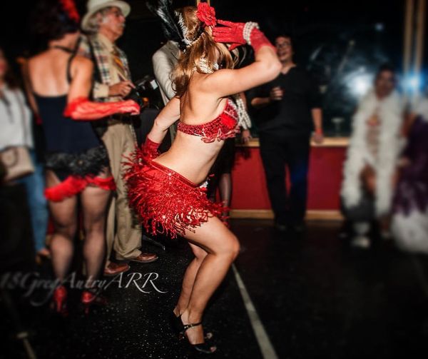 Burlesque Showgirl Dancer Costume, Lady Carmen - Las Vegas Show