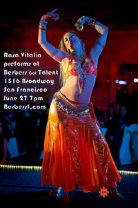 San Francisco: Rasa Vitalia @ Belly Dance Show/Contest/Dinner @ Berber