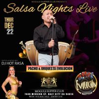Daly City, CA: LIVE Salsa music by Pacho Evolucion & DJ Hot Rasa Vitalia @ Moguls