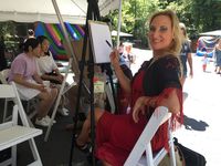 Fremont, CA:  Rasa Vitalia Draws Caricatures @ Private Corporate Event