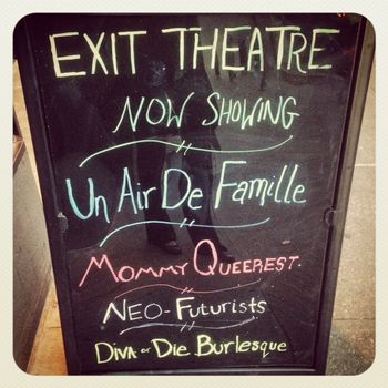 Exit Theater, SF, 2014
