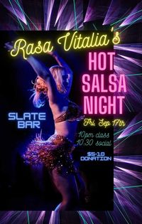 San Francisco, CA: Rasa Vitalia @ Hot Rasa Salsa Night @ Slate Bar
