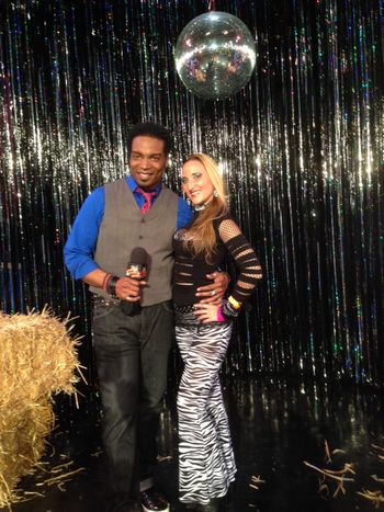 Rasa Vitalia & Host Morris Knight on KOFY TV Dance Party ch. 20 San Francisco, CA
