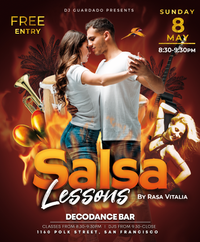San Francisco, CA: Rasa Vitalia's Free Salsa Class @ DecoDance SF