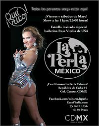 Mexico City: Rasa Vitalia a La Perla Cabaret