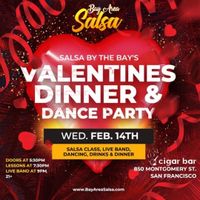 San Francisco, CA: Valentines’ Dinner + Live Salsa Band and Salsa Lessons