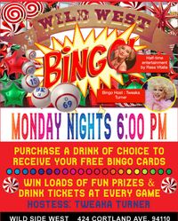 San Francisco, CA: Rasa Vitalia's @ Wild Side West Bingo